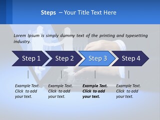 Table Communication Key PowerPoint Template