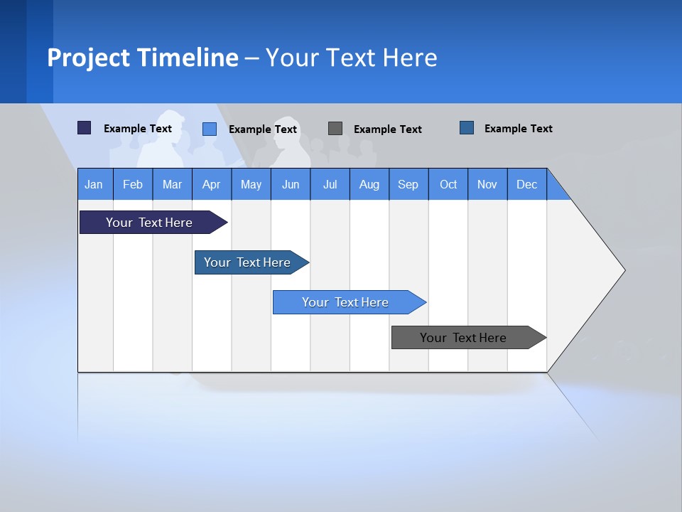 Table Communication Key PowerPoint Template