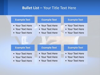 Table Communication Key PowerPoint Template