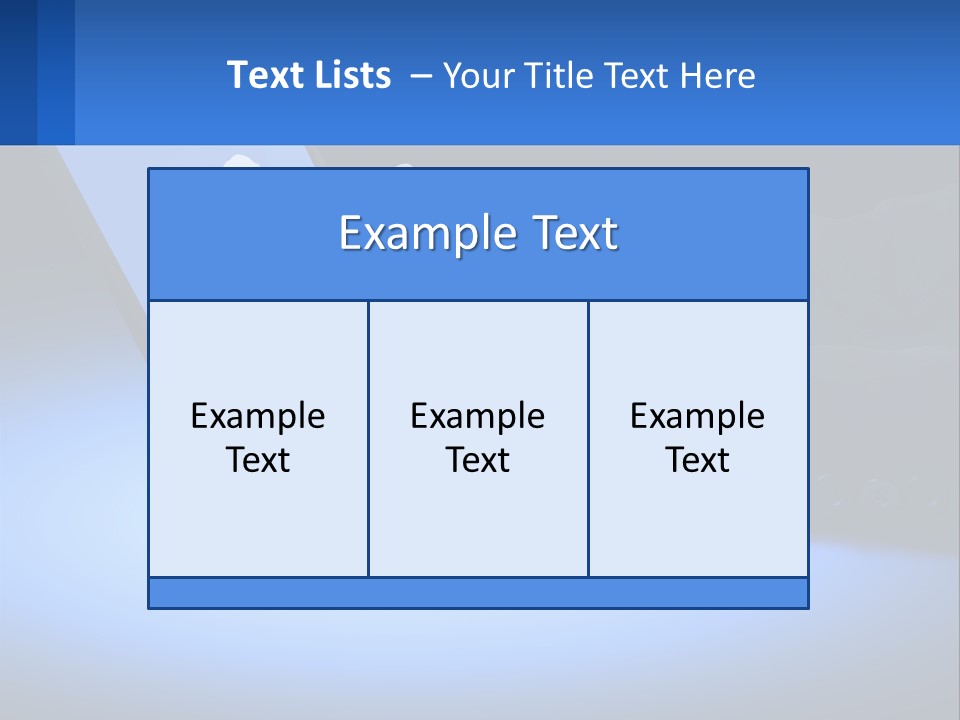 Table Communication Key PowerPoint Template