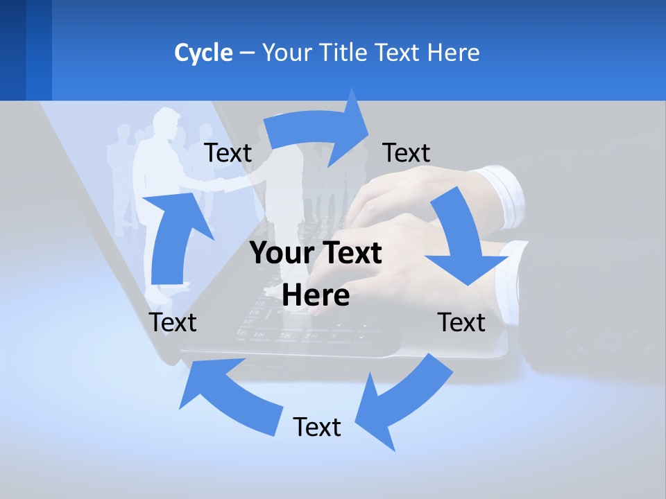 Table Communication Key PowerPoint Template