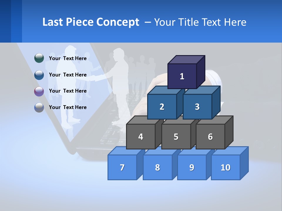 Table Communication Key PowerPoint Template