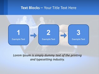 Table Communication Key PowerPoint Template