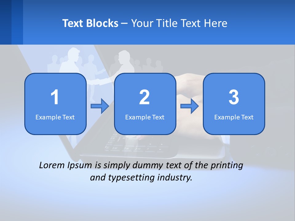 Table Communication Key PowerPoint Template