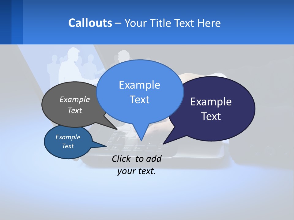 Table Communication Key PowerPoint Template