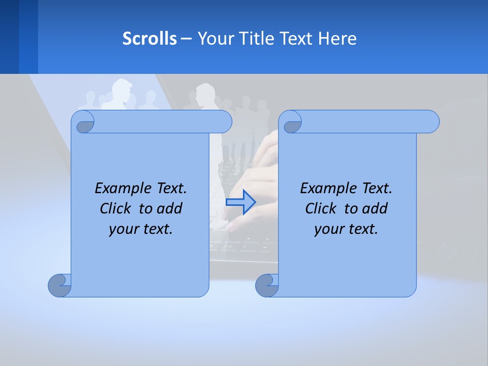 Table Communication Key PowerPoint Template