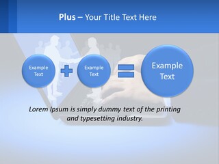 Table Communication Key PowerPoint Template