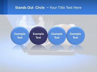 Table Communication Key PowerPoint Template