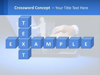 Table Communication Key PowerPoint Template