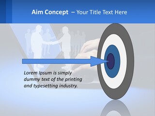 Table Communication Key PowerPoint Template