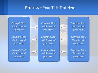 Table Communication Key PowerPoint Template