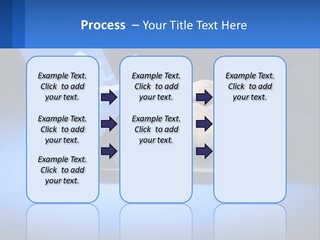 Table Communication Key PowerPoint Template