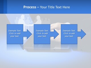 Table Communication Key PowerPoint Template