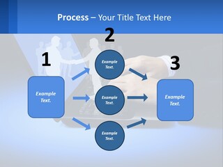 Table Communication Key PowerPoint Template