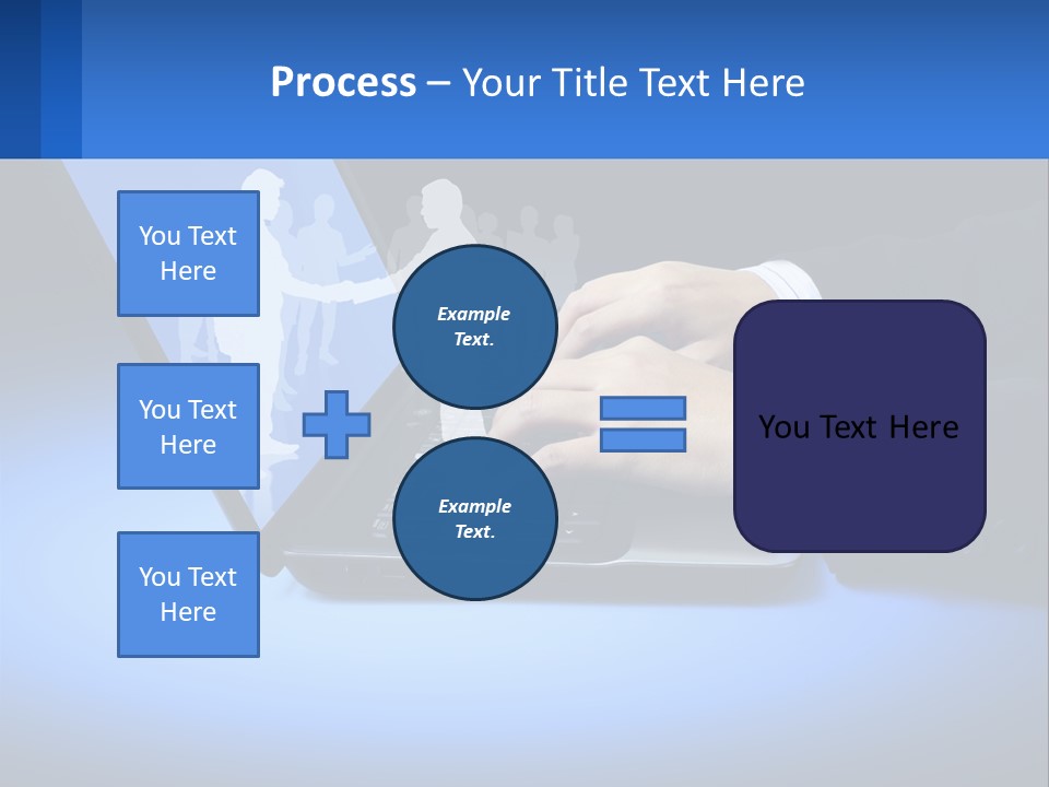 Table Communication Key PowerPoint Template
