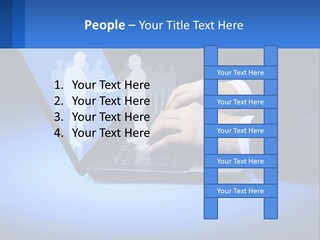 Table Communication Key PowerPoint Template