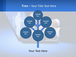 Table Communication Key PowerPoint Template