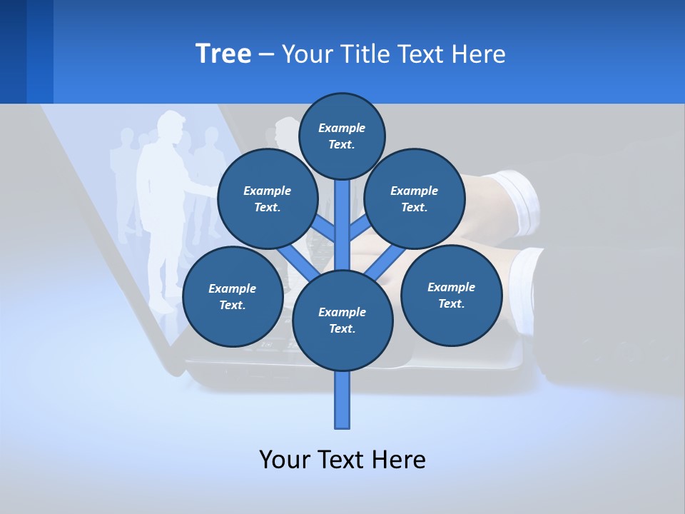 Table Communication Key PowerPoint Template