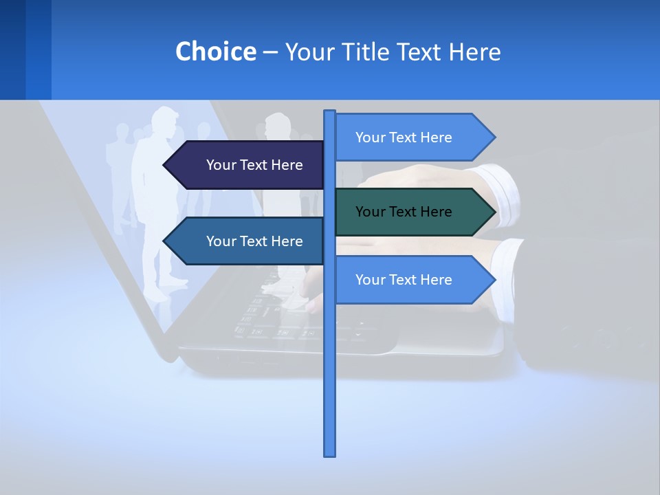 Table Communication Key PowerPoint Template