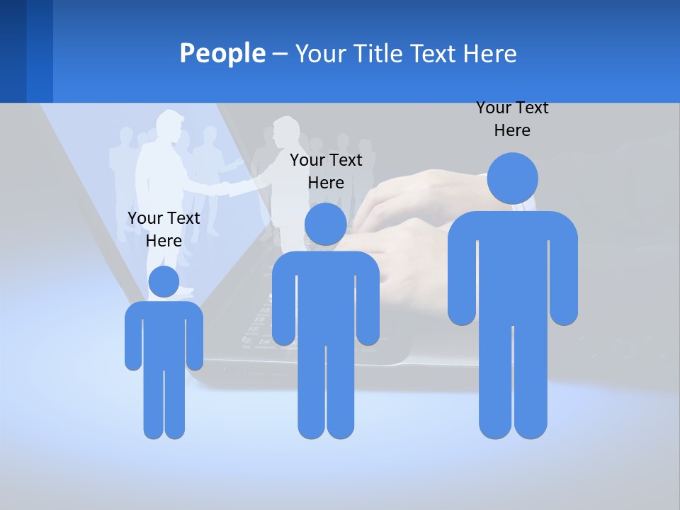 Table Communication Key PowerPoint Template