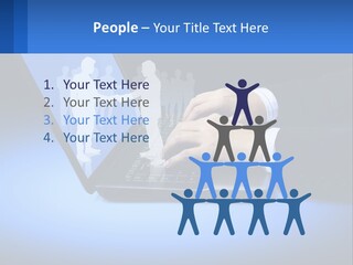 Table Communication Key PowerPoint Template