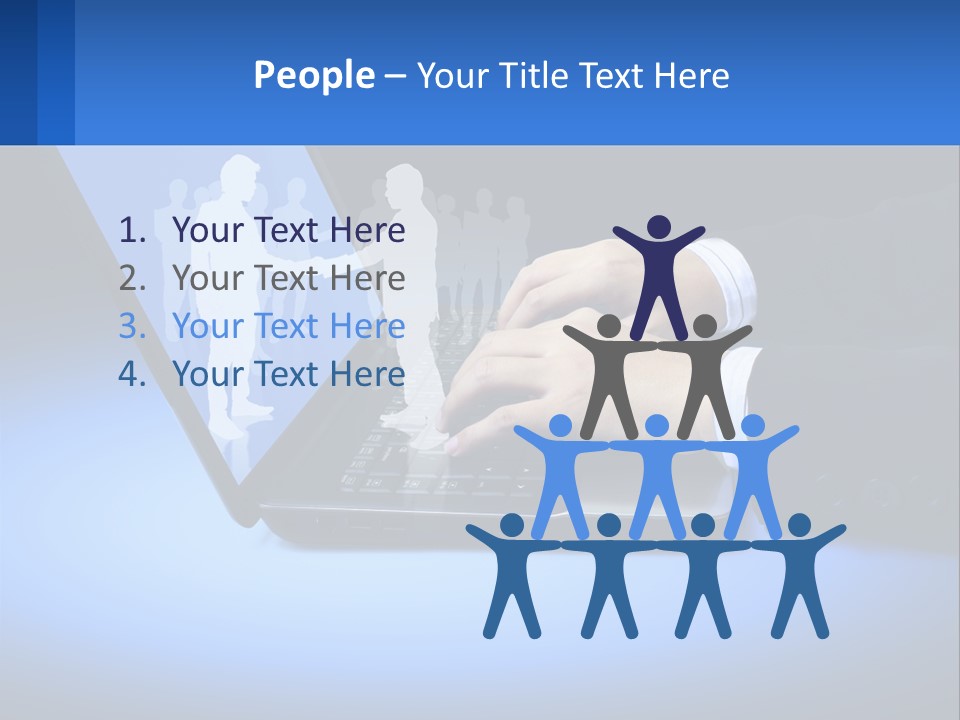 Table Communication Key PowerPoint Template
