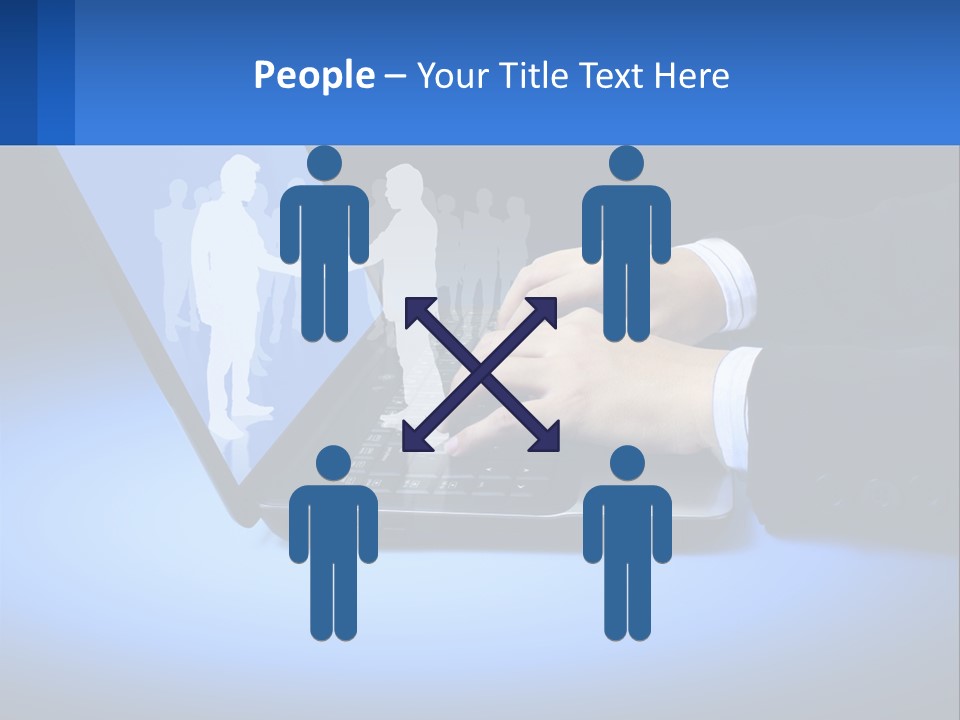 Table Communication Key PowerPoint Template