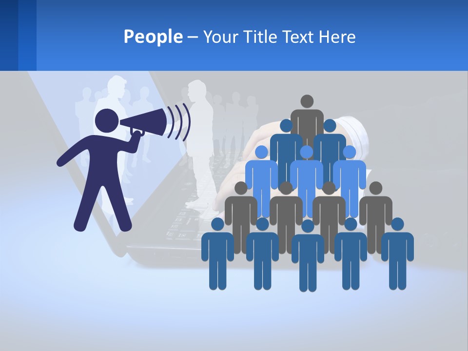 Table Communication Key PowerPoint Template