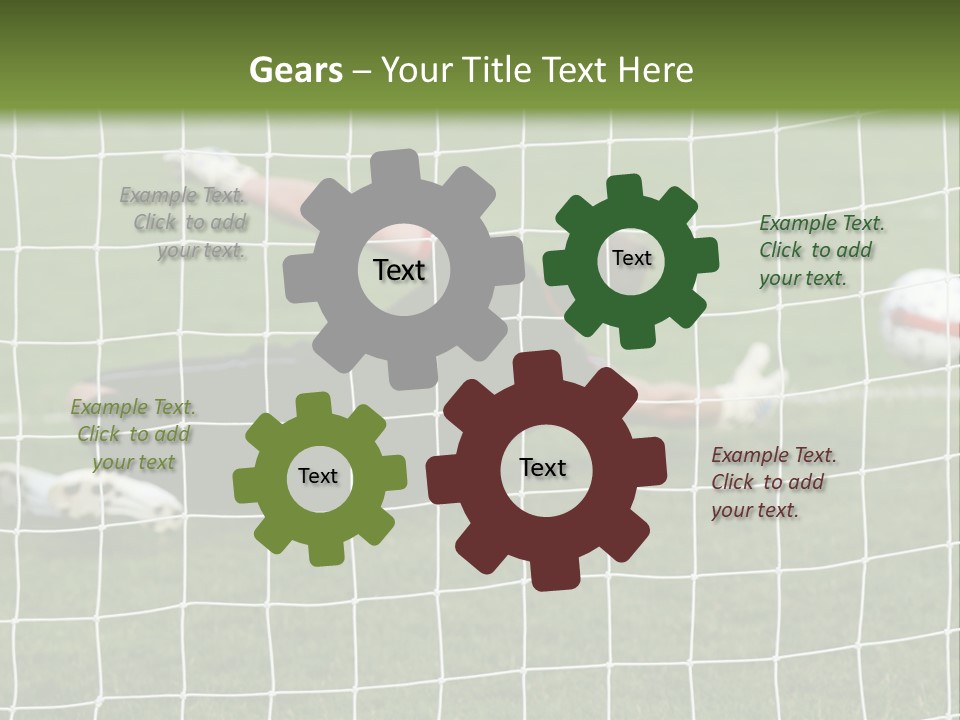 Leisure Man Playground PowerPoint Template