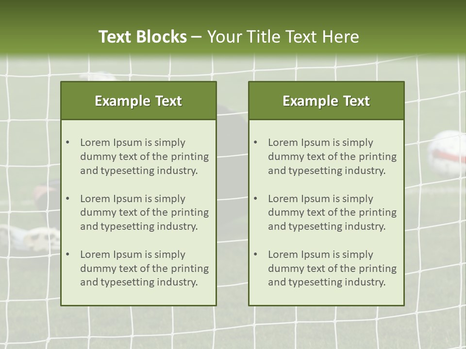 Leisure Man Playground PowerPoint Template