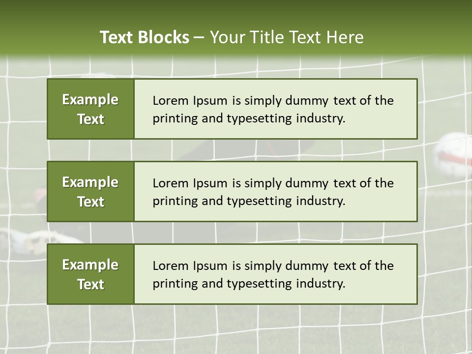 Leisure Man Playground PowerPoint Template