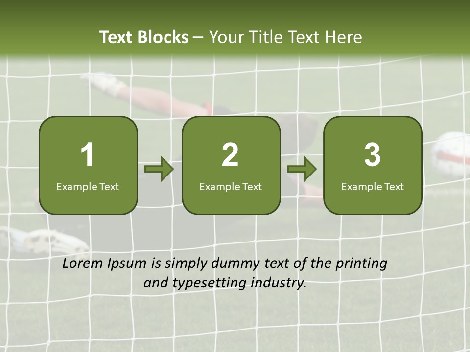 Leisure Man Playground PowerPoint Template