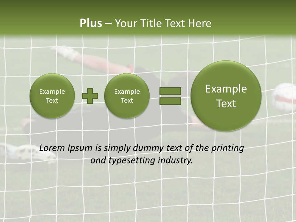 Leisure Man Playground PowerPoint Template