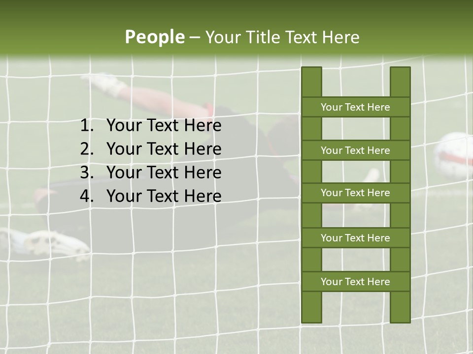 Leisure Man Playground PowerPoint Template