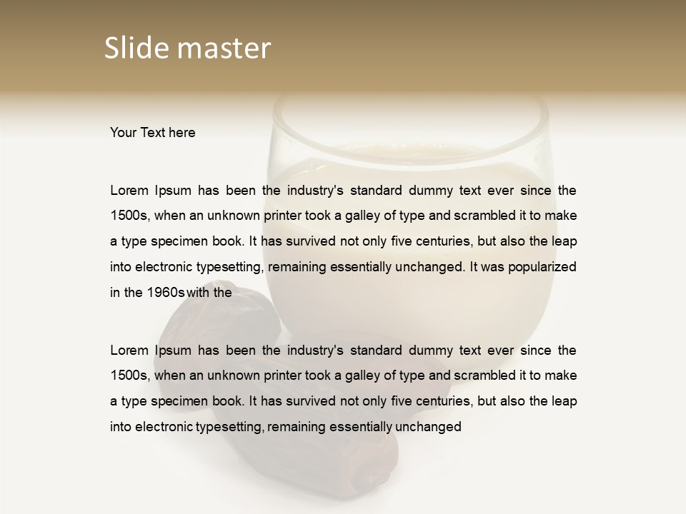 Ramadhan Ingredient Healthy PowerPoint Template