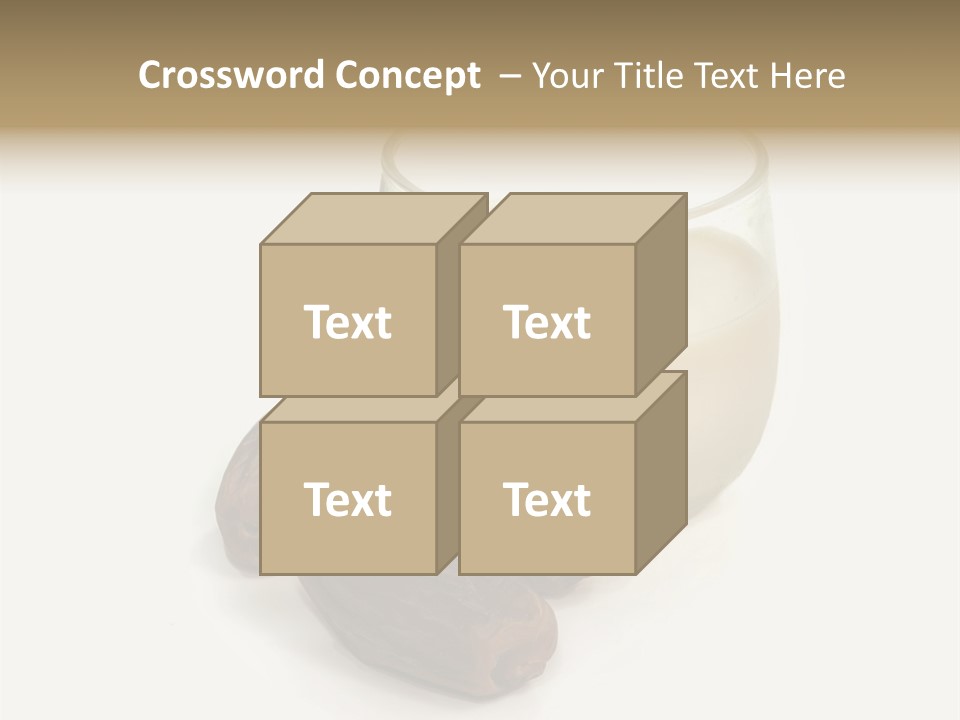 Ramadhan Ingredient Healthy PowerPoint Template