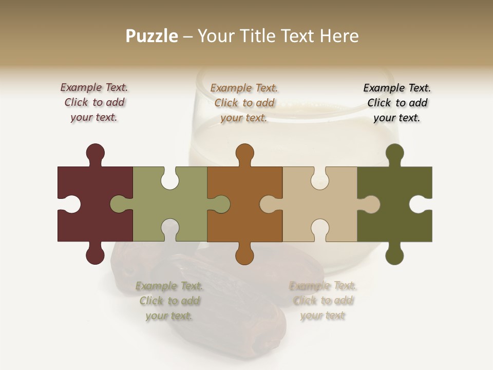 Ramadhan Ingredient Healthy PowerPoint Template