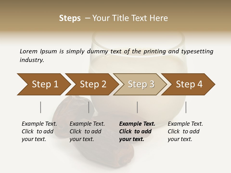 Ramadhan Ingredient Healthy PowerPoint Template