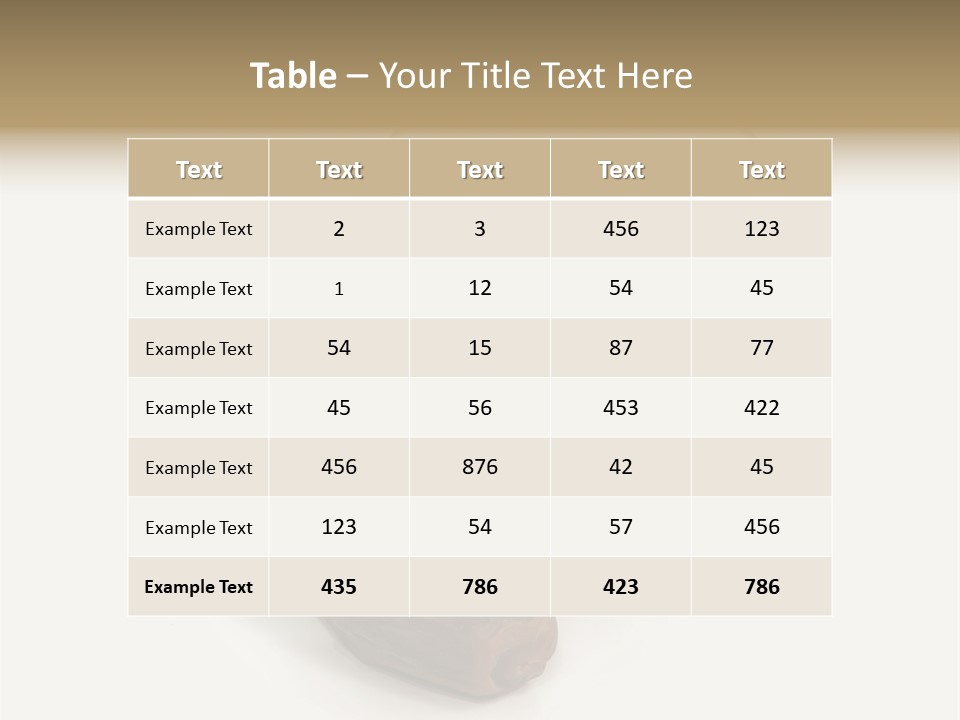 Ramadhan Ingredient Healthy PowerPoint Template