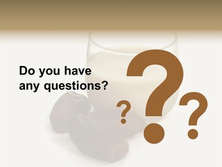 Ramadhan Ingredient Healthy PowerPoint Template