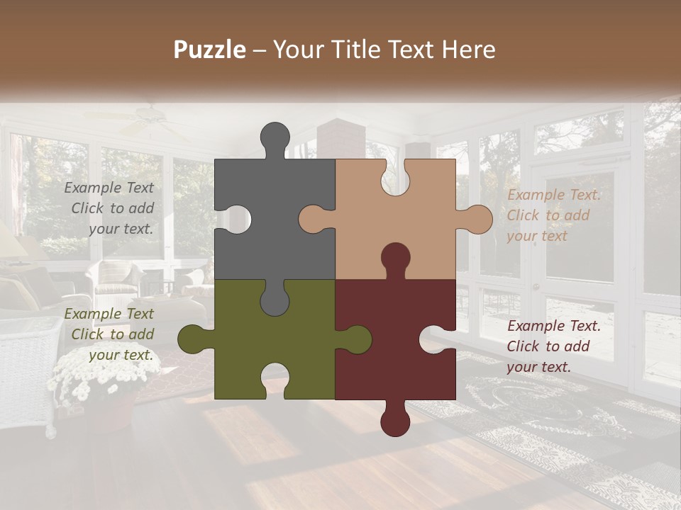 Interior Decorate Real PowerPoint Template