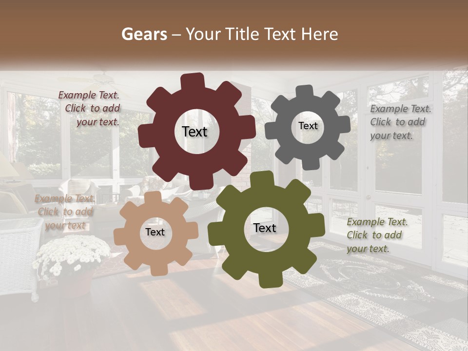 Interior Decorate Real PowerPoint Template