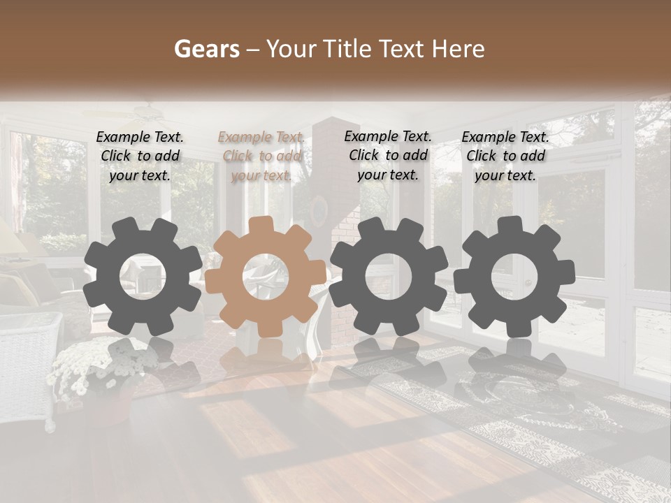 Interior Decorate Real PowerPoint Template