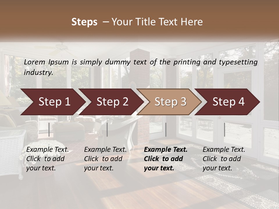 Interior Decorate Real PowerPoint Template