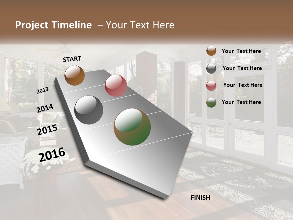 Interior Decorate Real PowerPoint Template
