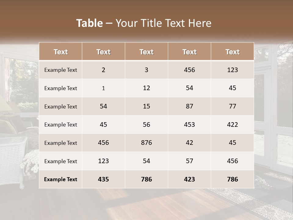 Interior Decorate Real PowerPoint Template