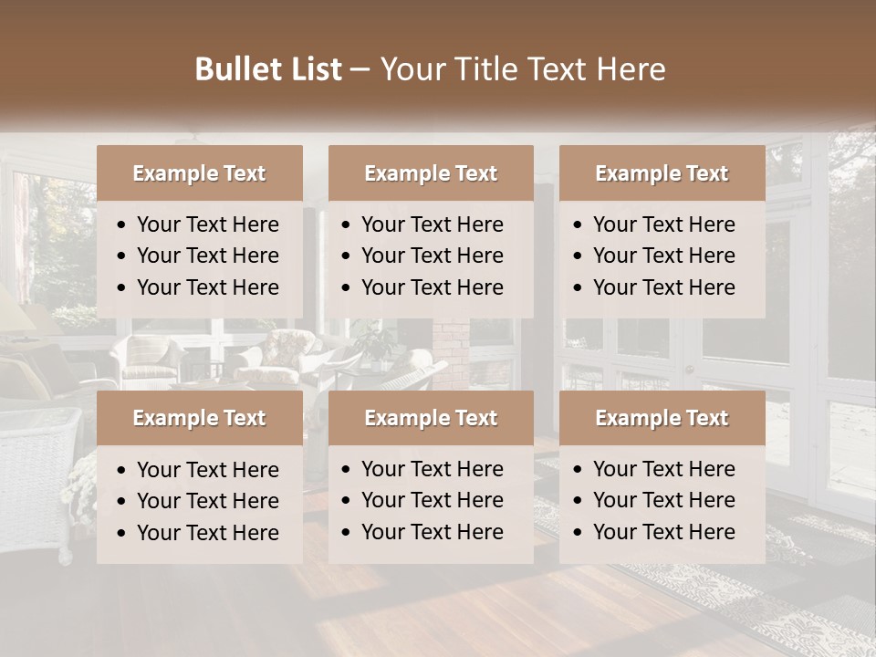 Interior Decorate Real PowerPoint Template