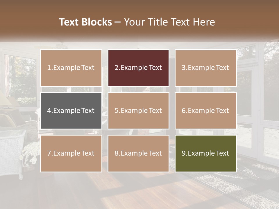 Interior Decorate Real PowerPoint Template