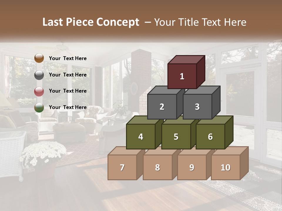 Interior Decorate Real PowerPoint Template