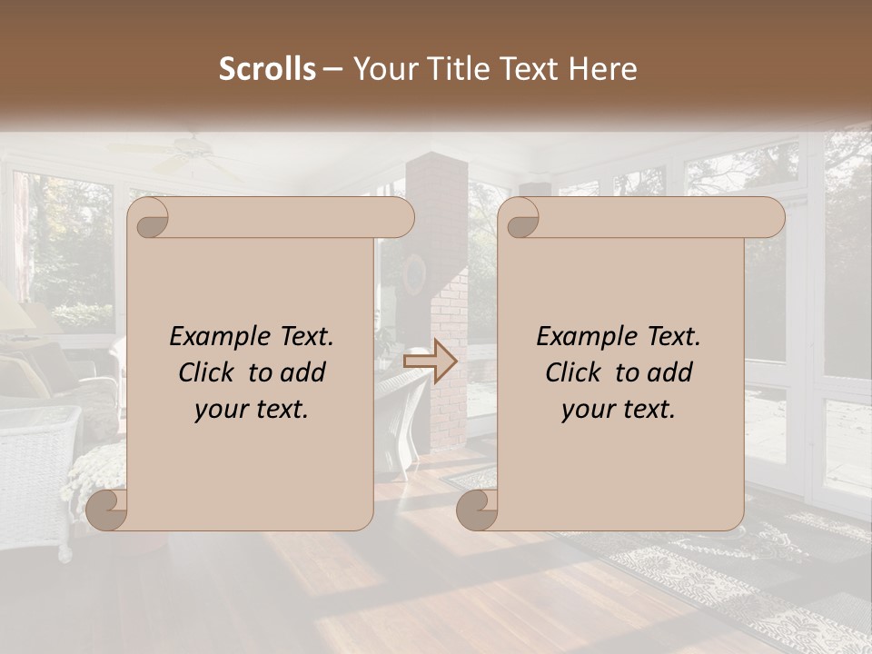 Interior Decorate Real PowerPoint Template